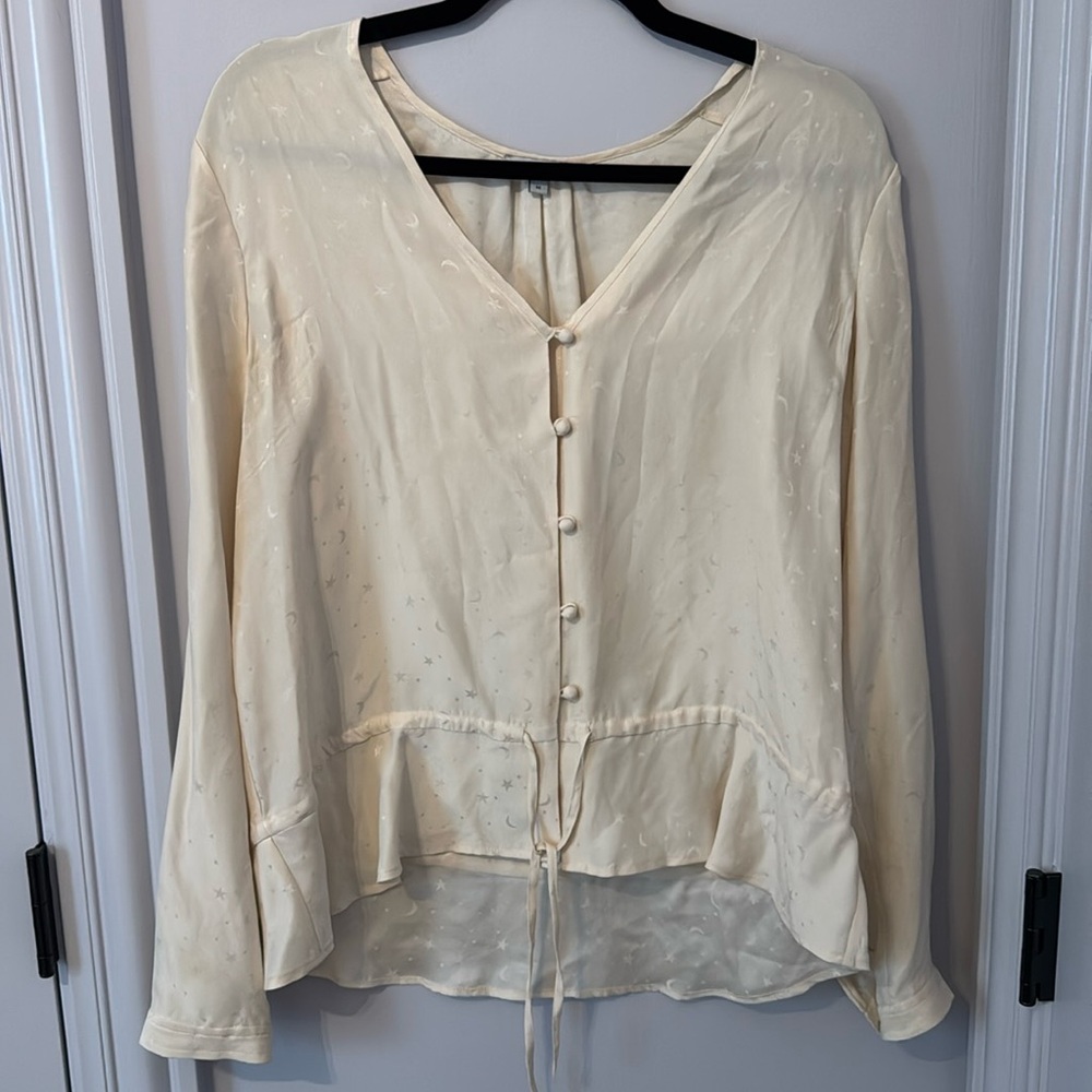 Rails blouse with sun and moon design